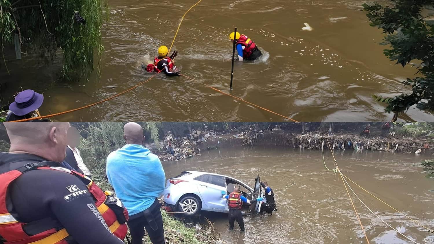 Two missing siblings found dead after vehicle swept into Hennops River ...