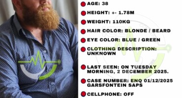 Have you seen this missing Pretoria man?