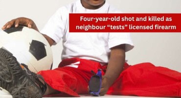 Four-year-old shot and killed as neighbour 'tests' licensed firearm