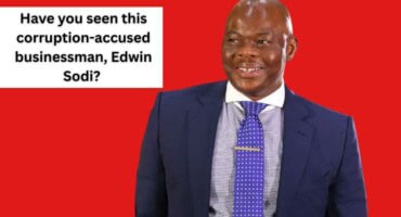 Have you seen this corruption-accused businessman, Edwin Sodi?