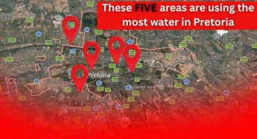 These five areas are using the most water in Pretoria