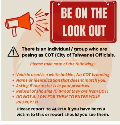 Fake City of Tshwane contractors in your area? Here’s how to spot them