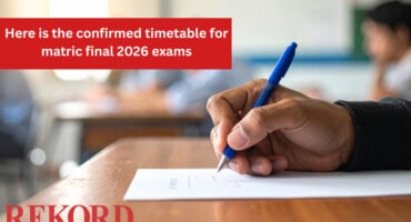 Here is the confirmed timetable for matric final exams