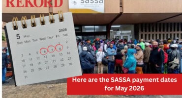 Here are the SASSA payment dates for May 2026