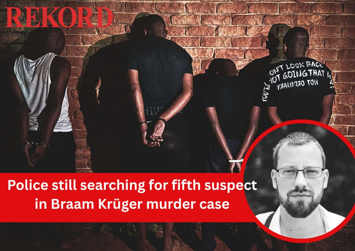 Police still searching for fifth suspect in Braam Krüger murder case ...