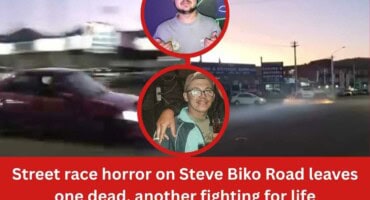 WATCH: Street race horror on Steve Biko Road leaves one dead, another fighting for life