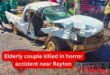 Elderly couple killed in horror accident near Rayton