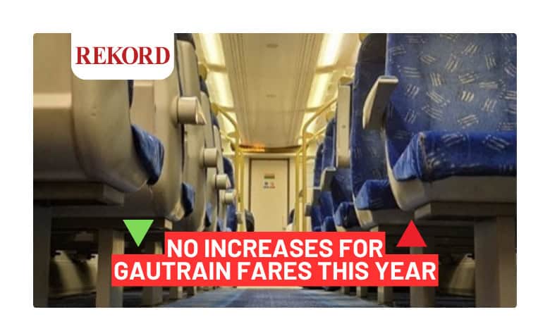 The interior of a Gautrain. Photo: Facebook