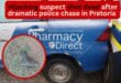 Hijacking suspect shot dead after dramatic police chase in Pretoria