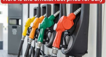 Here is the official fuel price for July