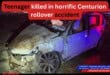 Teenager killed in horrific Centurion rollover accident