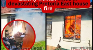 Elderly woman killed in devastating Pretoria East house fire