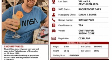 Have you seen this missing Centurion man?