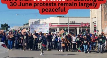 More than 80 arrested in Gauteng as 30 June protests remain largely peaceful