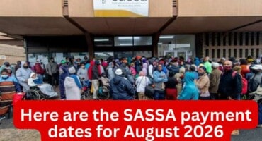 Here are the SASSA payment dates for August 2026