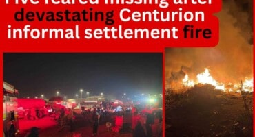 Five feared missing after devastating Centurion informal settlement fire