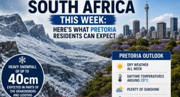 Snow to blanket parts of SA this week: Here's what Pretoria residents can expect