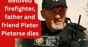 Beloved firefighter, father and friend Pieter Pieterse dies