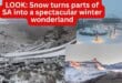 LOOK: Snow turns parts of South Africa into a spectacular winter wonderland