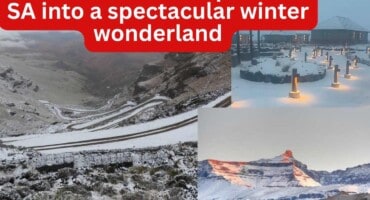 LOOK: Snow turns parts of South Africa into a spectacular winter wonderland