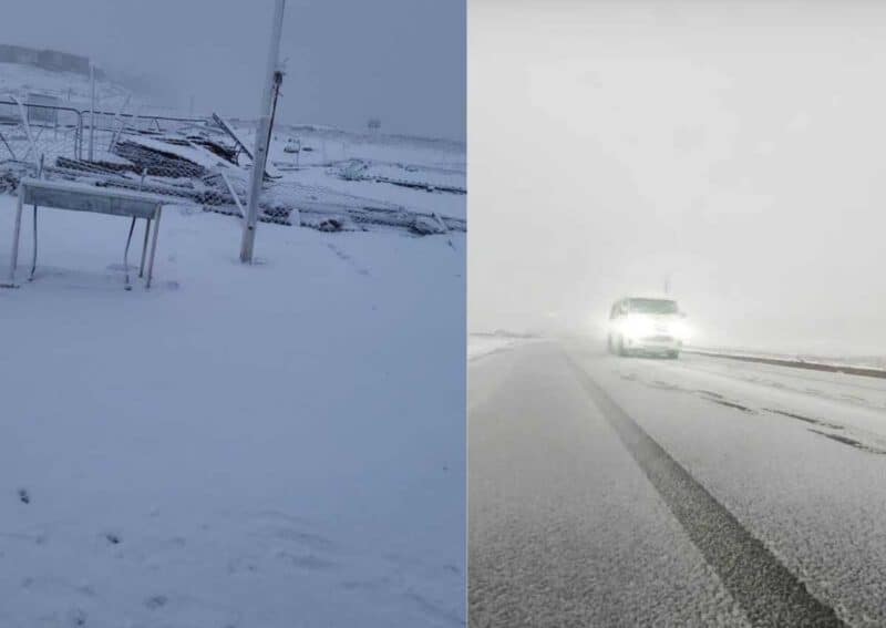 LOOK: Snow turns parts of South Africa into a spectacular winter wonderland