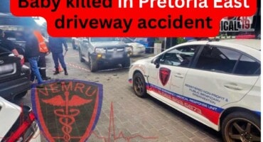 Baby killed in Pretoria East driveway accident