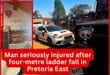 Man seriously injured after four-metre ladder fall in Pretoria East