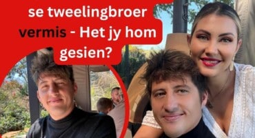 Sangeres Charlize Berg se tweelingbroer vermis - Het jy hom gesien?