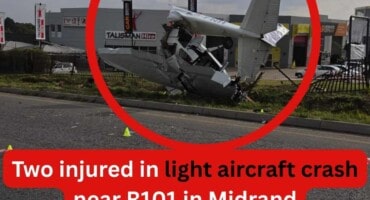 Two injured in light aircraft crash near R101 in Midrand