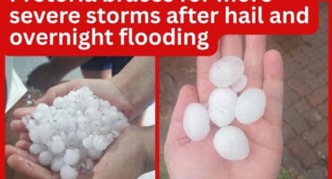 Pretoria braces for more severe storms after hail and overnight flooding