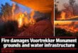 Fire damages Voortrekker Monument grounds and water infrastructure