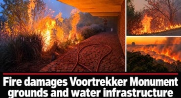Fire damages Voortrekker Monument grounds and water infrastructure