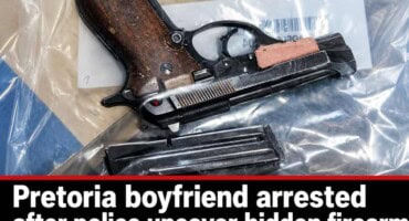 Pretoria boyfriend arrested after police uncover hidden firearm