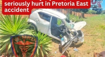 Man critically injured, woman seriously hurt in Pretoria East accident