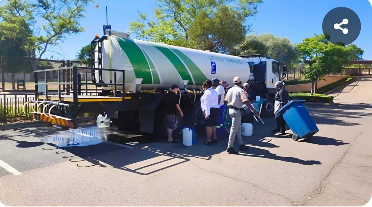 Water Intake Inmages Low reservoir levels delay water recovery in Garsfontein and Klapperkop ...