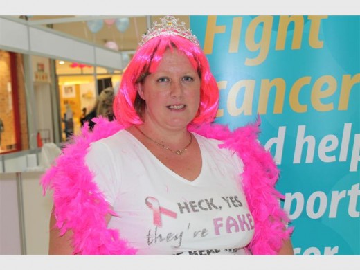 Kerryn Marcus wears pink and a tiara as she is a newbie breast cancer survivor. 