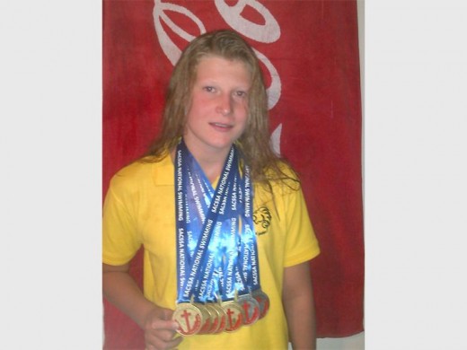 Rachael Humphries bags an amazing eight medals.
