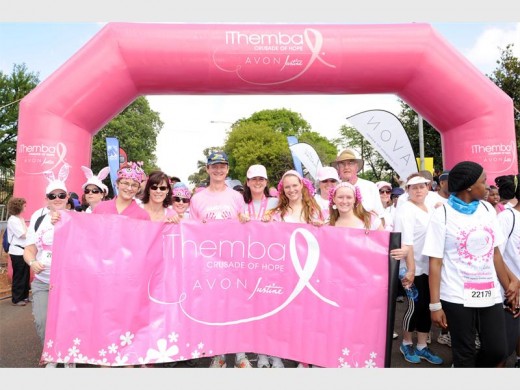 Residents participate in the Avon Justine iThemba Walkathon 2013. Photo supplied.
