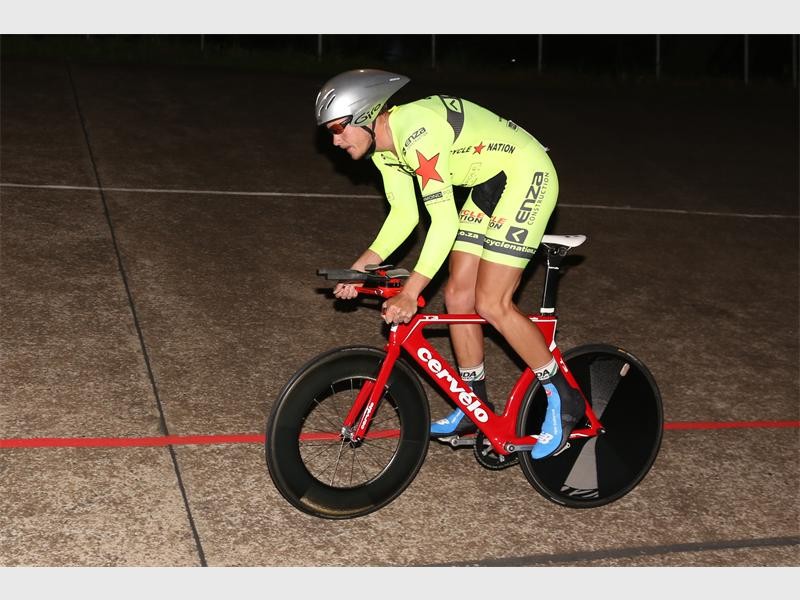 Jean Spies trains for at least two hours on his bicycle with a gym session in between. Photo supplied.