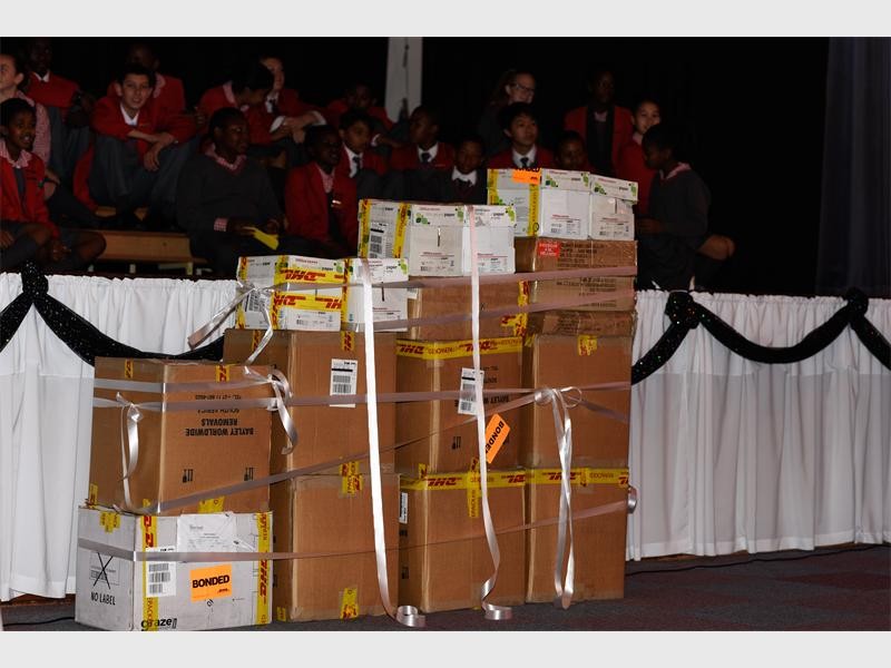 Grey Hat Foundation donated about 1000 books to Risidale Primary School. Photo supplied.