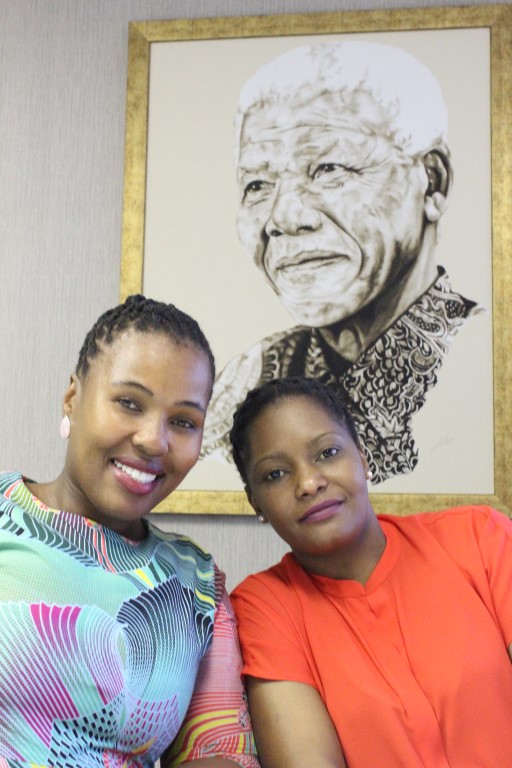 Programme leader, Luleka Ntshongwana (left) and researcher, Hazel Muparaganda are passionate about serving socially vulnerable communities.