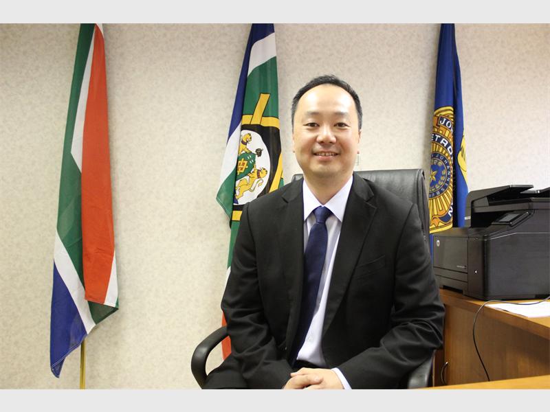 Michael Sun is the MMC for Public Safety in the City of Johannesburg.