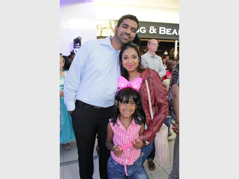 Shimal, Shirvani and Gabriella Navan cannot wait for the lights on the Magical Toy Tree to turn on.