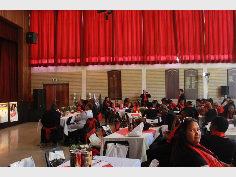 Scores of police officers from the Johannesburg West Cluster attend a women's networking event.