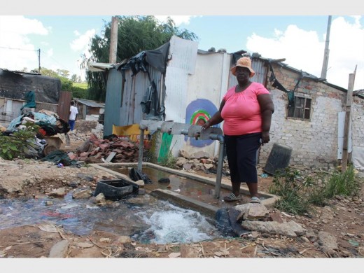 Rosta Mashabane says she has been trying to report the leak for about a month.