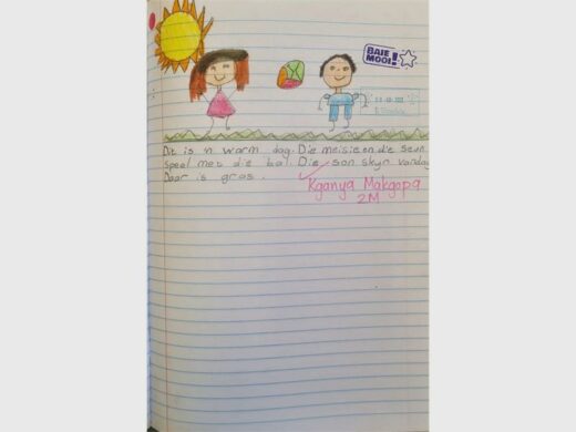 Grade 2 Learners From IR Griffith Primary School Write Short Afrikaans Grade 2 Learners From IR Griffith Primary School Write Short Afrikaans