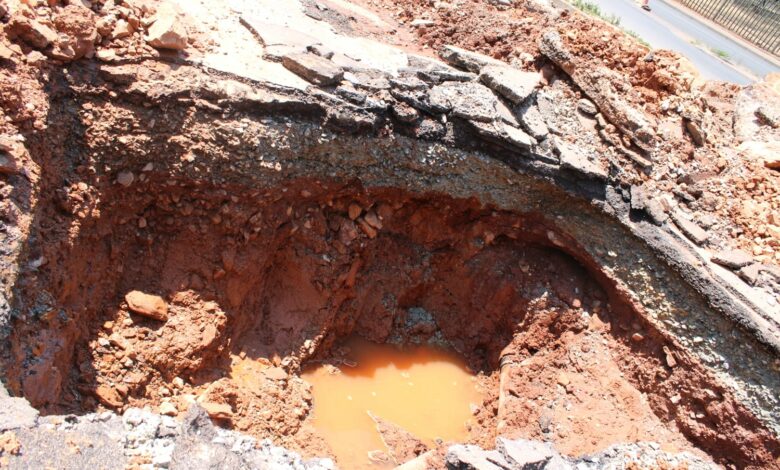 JHB Water pothole