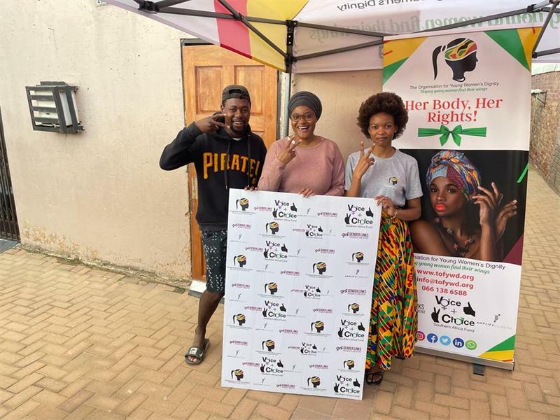 100 young girls receive sanitary towels Randburg Sun