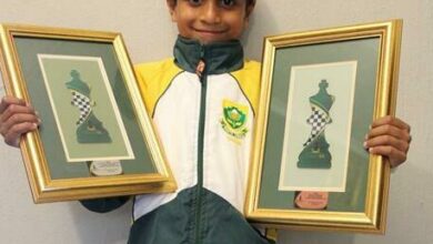 Randpark chess star, Johan Eapen.