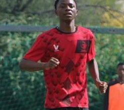 Velocity FA player Diteboho Junior Maphiri in action.